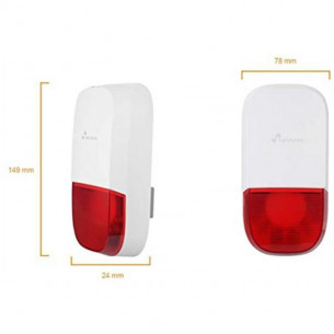 Sirena Exterior Inalámbrica...