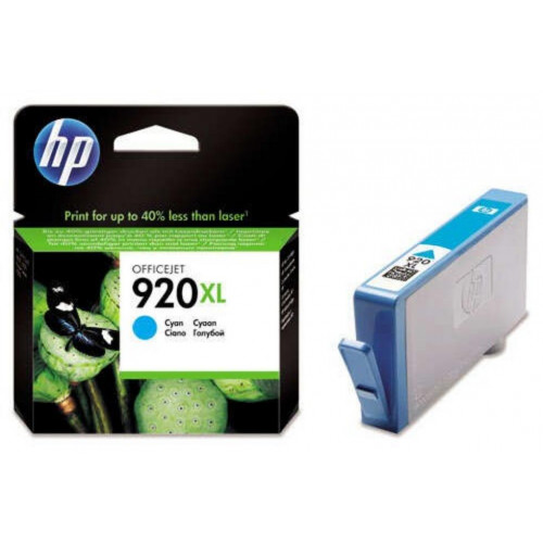 HP 920XL Cartucho de Tinta Cian CD972AE