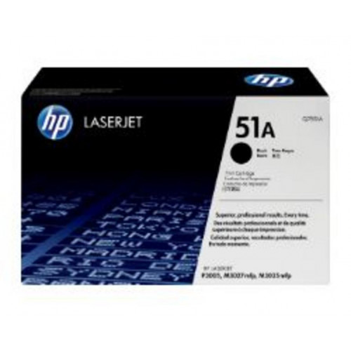 Toner HP LaserJet 51A Negro 6500...