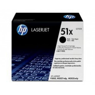 Toner HP LaserJet 51X Negro...