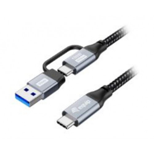 Cable EQUIP USB-C a USB-C + Adaptador...