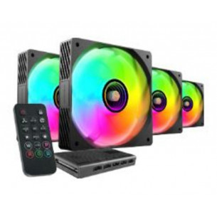 Kit de 4 Ventiladores ARGB...