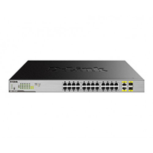 Switch D-Link 24xRJ45 GbE 2xSFP PoE...