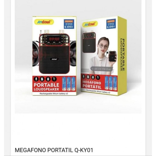Megáfono Portátil Andowl Q-KY01
