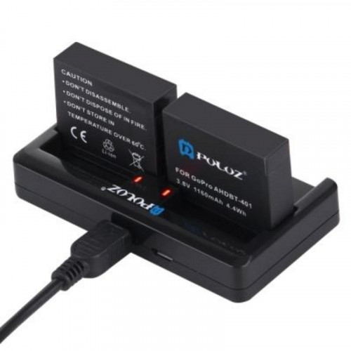 Cargador Dual USB PULUZ para GoPro...