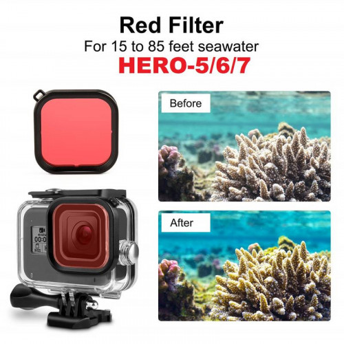 Filtro Rojo PULUZ Compatible con...