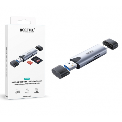 Lector de Tarjetas Accetel SD/MicroSD...