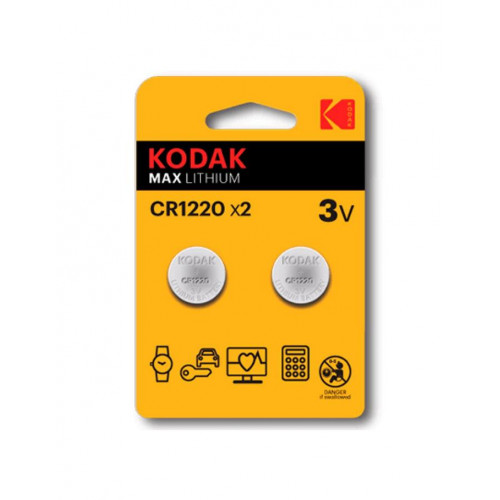 Pila Kodak Max Lithium CR1220 3V (2...