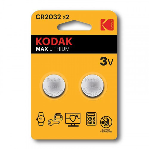 Pila Kodak Max Lithium CR2032 3V (2...