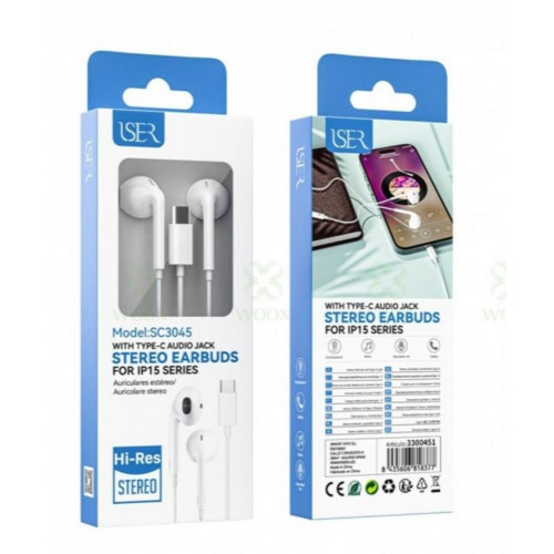 Auriculares con Conector ISER Tipo-C...