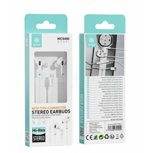 Auriculares Ikrea Hi-Res Estéreo con...