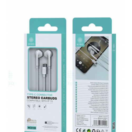 Auriculares IKREA Estéreo Earbuds...