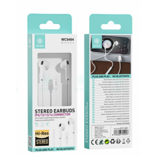 Auriculares Ikrea Hi-Res Estéreo con...