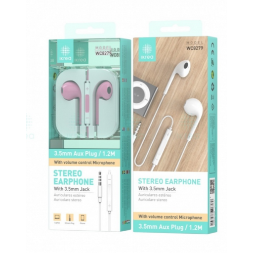 Auriculares Ikrea Estéreo ABS+TPE...