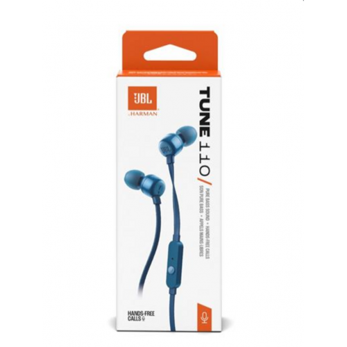 Auriculares JBL con Cable Tune110 Azul