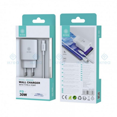 Cargador PD con Cable IKREA Type-C a...