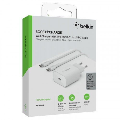 Cargador Belkin 25W + Cable USB-C a...