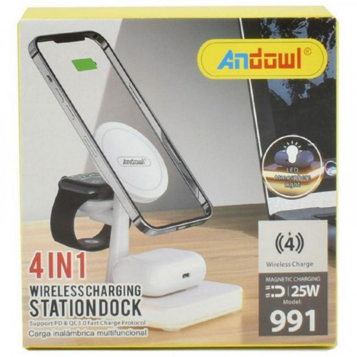 Base de Carga Andowl 4 en 1 con...