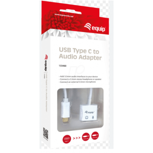 Adaptador de Audio EQUIP USB Tipo-C a...