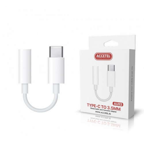 Adaptador Accetel USB-C a Jack de...
