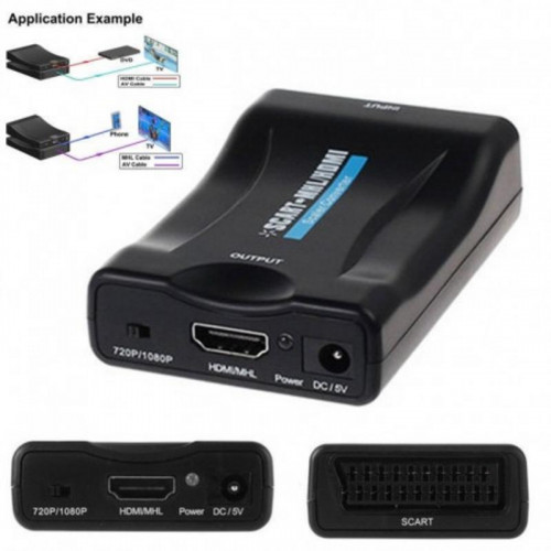 Adaptador Convertidor SCART Euro a HDMI