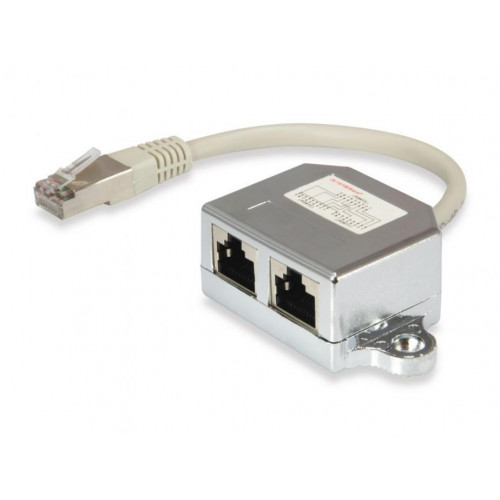 Duplicador EQUIP RJ45 y Adaptador C5E