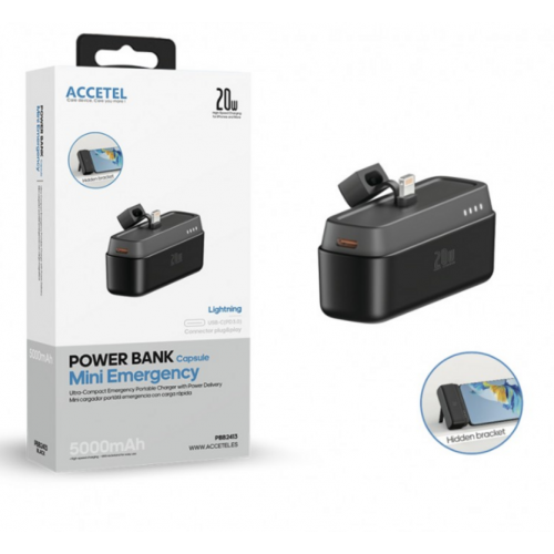 Powerbank Mini Accetel PBB2413B con...