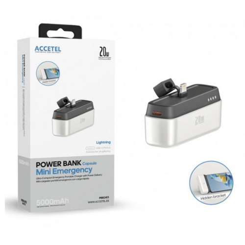 Powerbank Mini Accetel con Luz de...