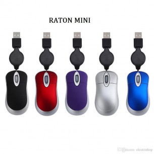 Ratón Mini Óptico con Cable...
