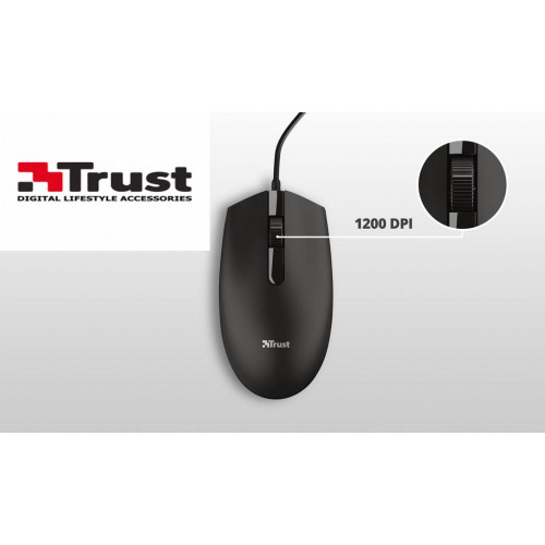 Ratón Trust Óptico con Cable Plug &...
