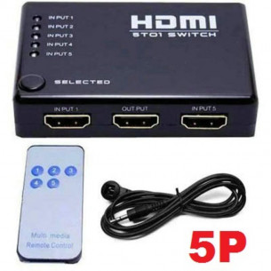 Switch HDMI 5 Puertos...