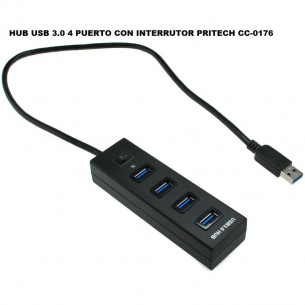 Hub Pritech USB 3.0 de 4...