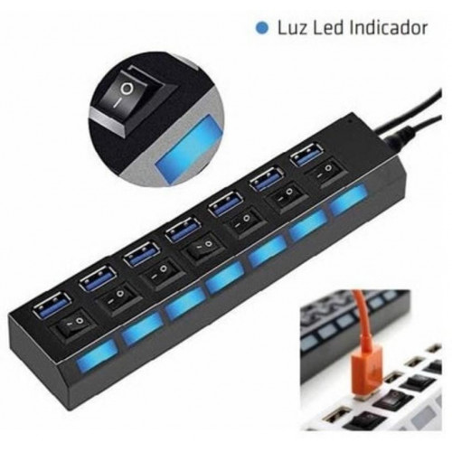 Hub USB 3.0 de 7 Puertos con...