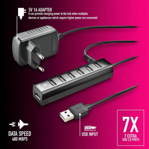 Concentrador USB 2.0 NGS... 2