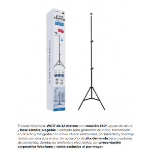 Palo Selfie WePhone Soporte...