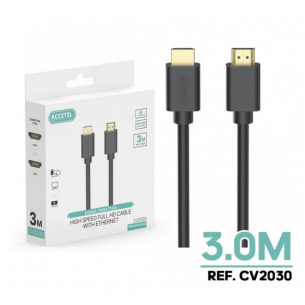 Cable HDMI Accetel 4K PVC...
