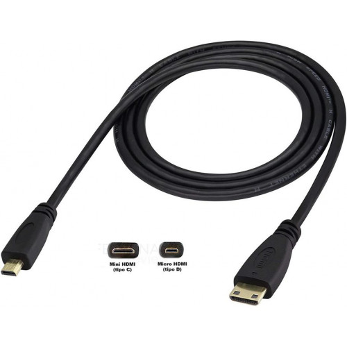Cable Mini HDMI a Micro HDMI 1.5 Metros
