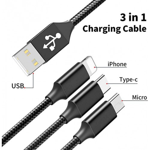 Cable USB Macho a Micro/Type...