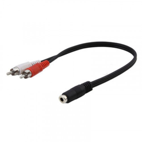 Cable KONNOC 2RCA Macho a Jack Hembra...