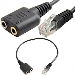Cable RJ-9 Macho a 2 Jack...