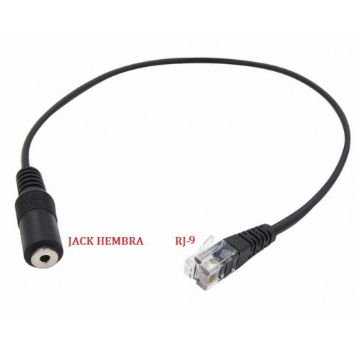 Cable RJ-9 Macho a 1 Jack Hembra