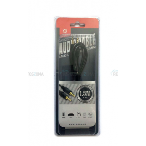 Cable de Audio Woox 1.5m Jack 3.5mm a...