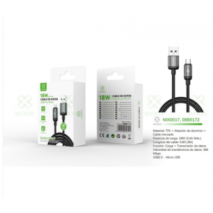 Cable de Datos y Carga Woox...