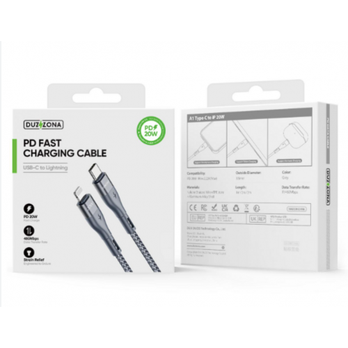 Cable Duzzona A1-01 USB-C a Lightning...