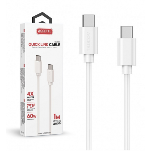 Cable de Carga Rápida Accetel Type-C...