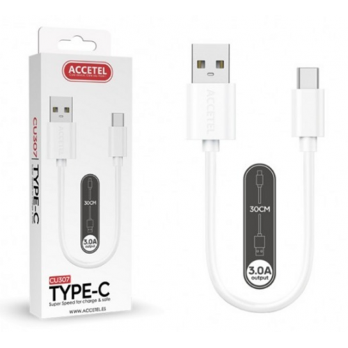 Cable de Datos Accetel 3.0A USB-C...