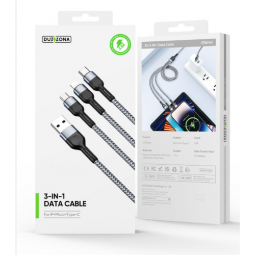 Cable Duzzona A3-01 3 en 1...