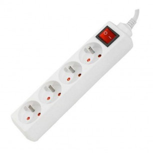 Regleta de 4 Enchufes con...