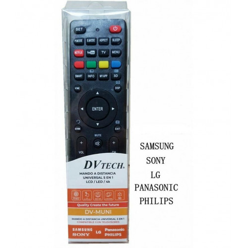 Mando Universal DV TECH 5 en 1 para...