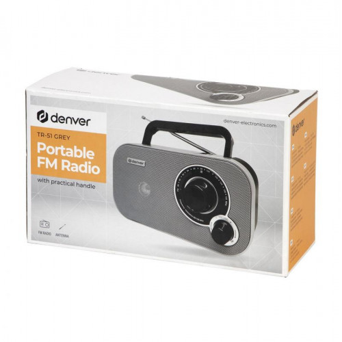 Radio Portátil FM Denver TR51, Con...